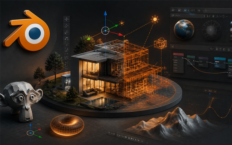 3D建模工具 Blender v5.2.1-资源分享网_游戏爱好者的聚集地